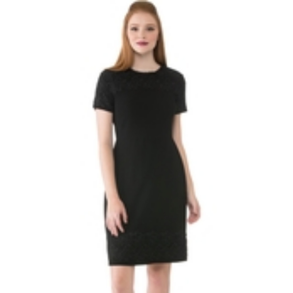 🔖KARL LAGERFELD PARIS LACE TRIMMED DRESS, NWT